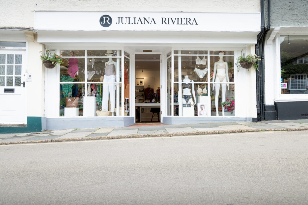 An exterior view of Juliana Riviera women's lingerie in Midhurst.