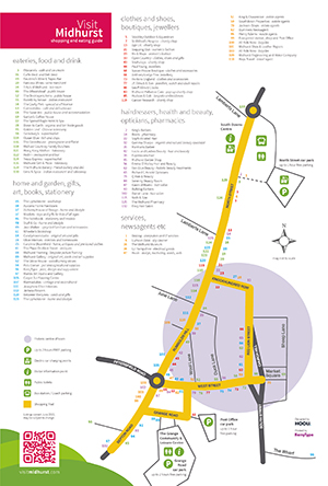 Visit Midhurst shopping map